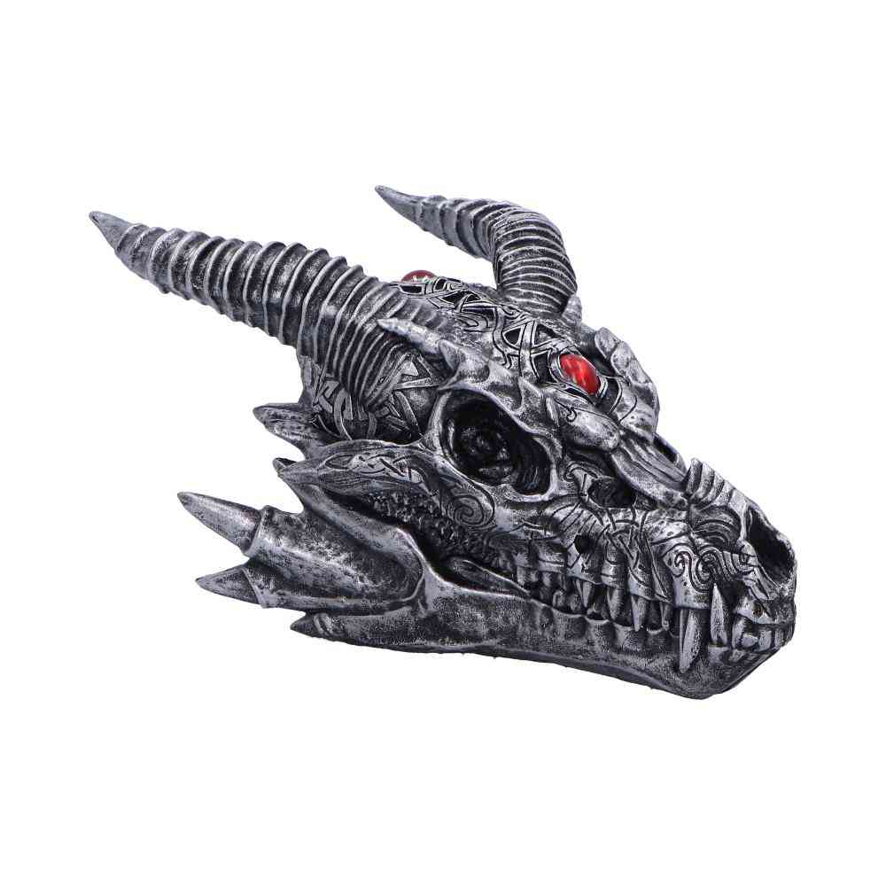 Nemesis Now - Tribal Flame 21.5cm Beeld/figuur - Draak - Zilverkleurig